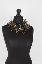 Jianhui Aqua Water Lily Leaf Necklace