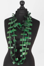 Jianhui Leather Rectangles Necklace