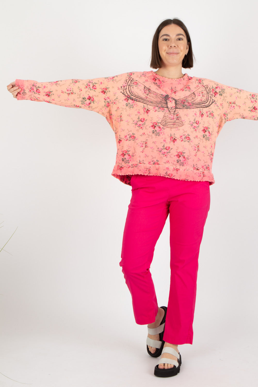 Magnolia Pearl Floral Hawk Richi Sweatshirt