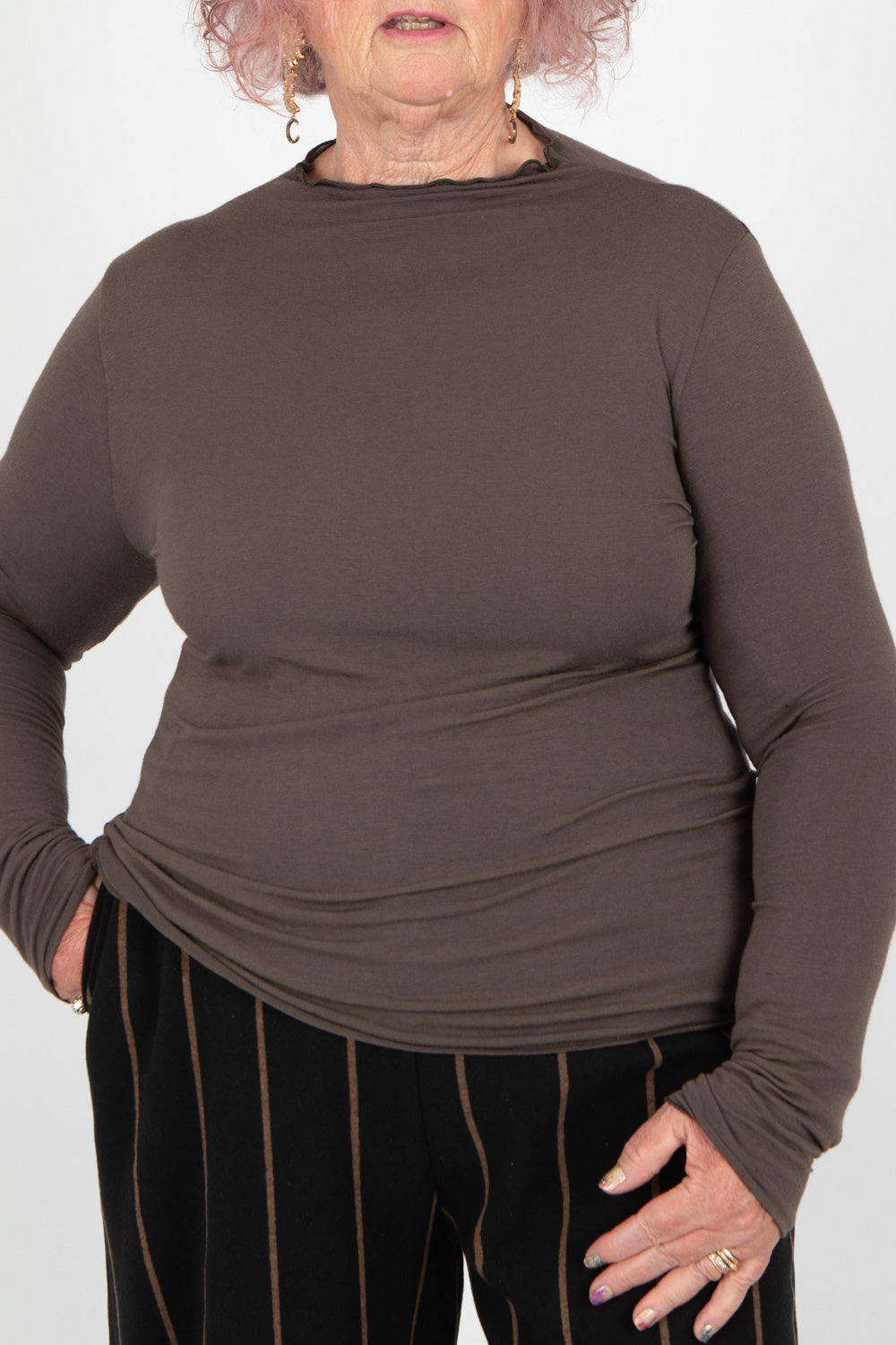 Neirami Chimney Collar Tee