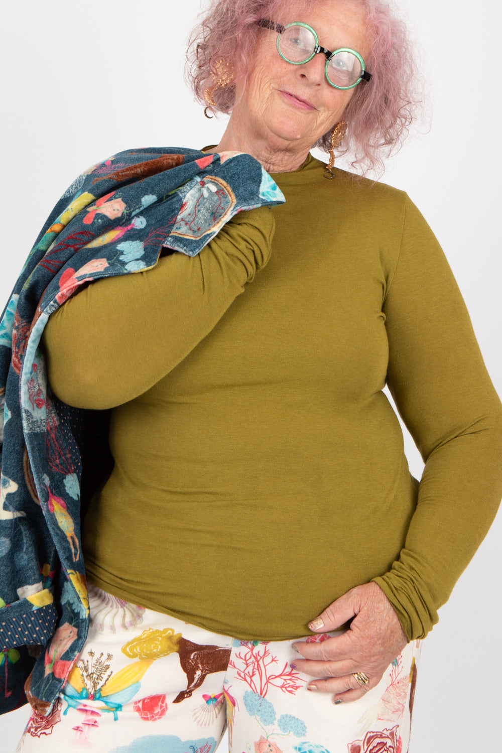 Neirami Chimney Collar Tee