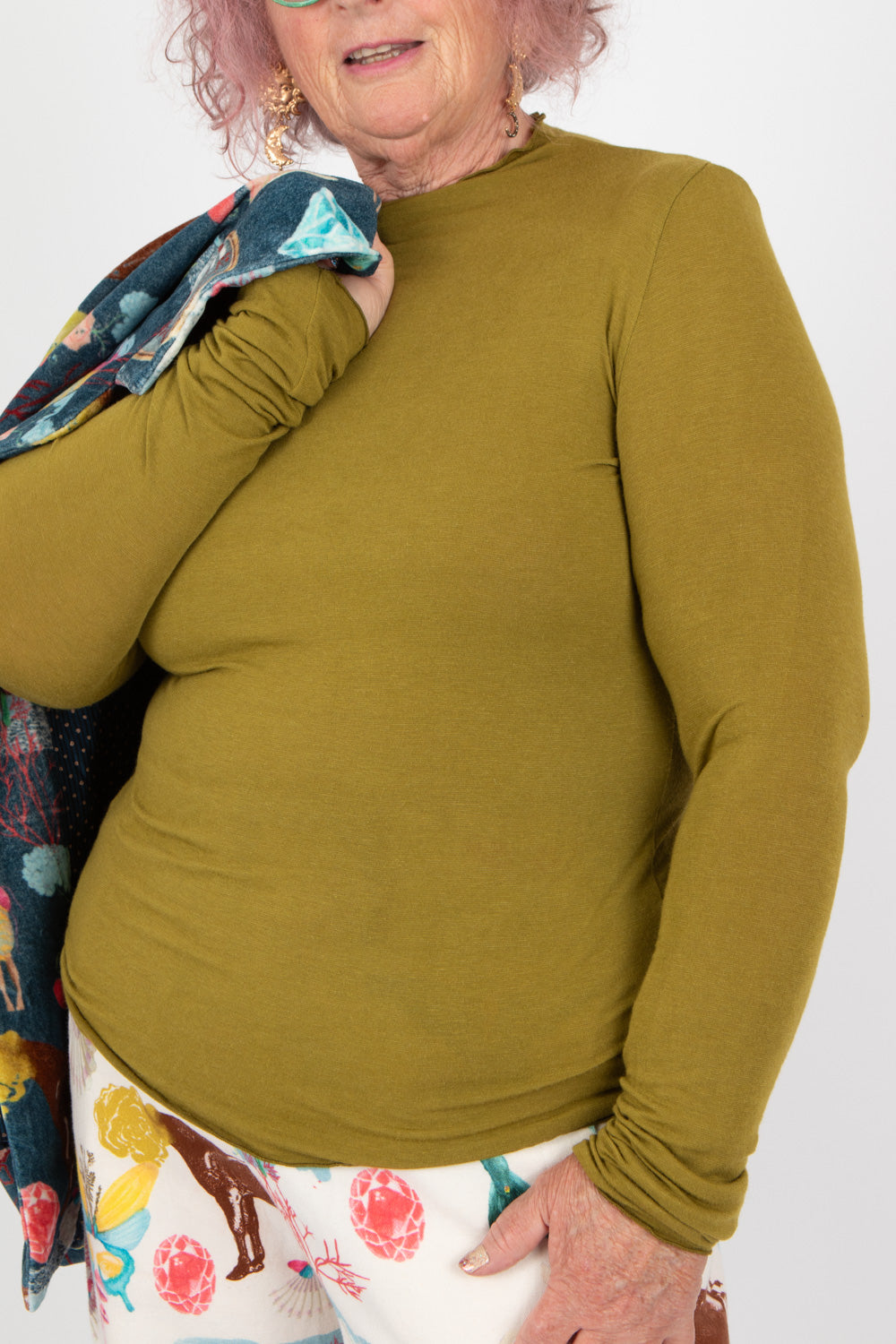 Neirami Chimney Collar Tee