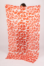 Otracosa Red Hearts on White Scarf