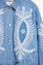 Desigual Border Denim Jacket
