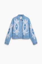 Desigual Border Denim Jacket