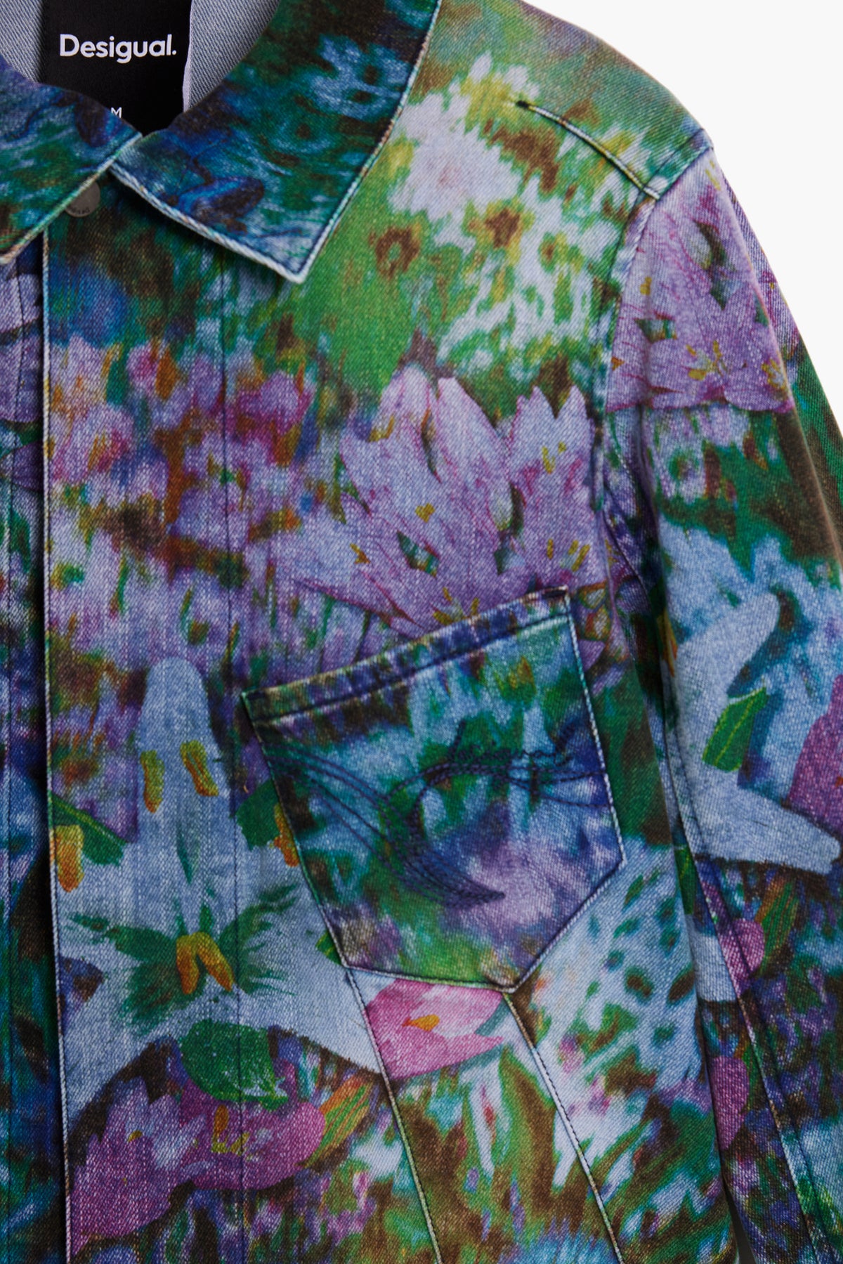 Desigual Flora Denim Jacket