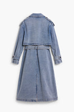 Desigual Vio Denim Trench Coat