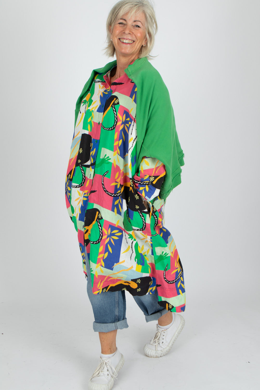 Estudio Viva Wivina Printed Shirt Dress