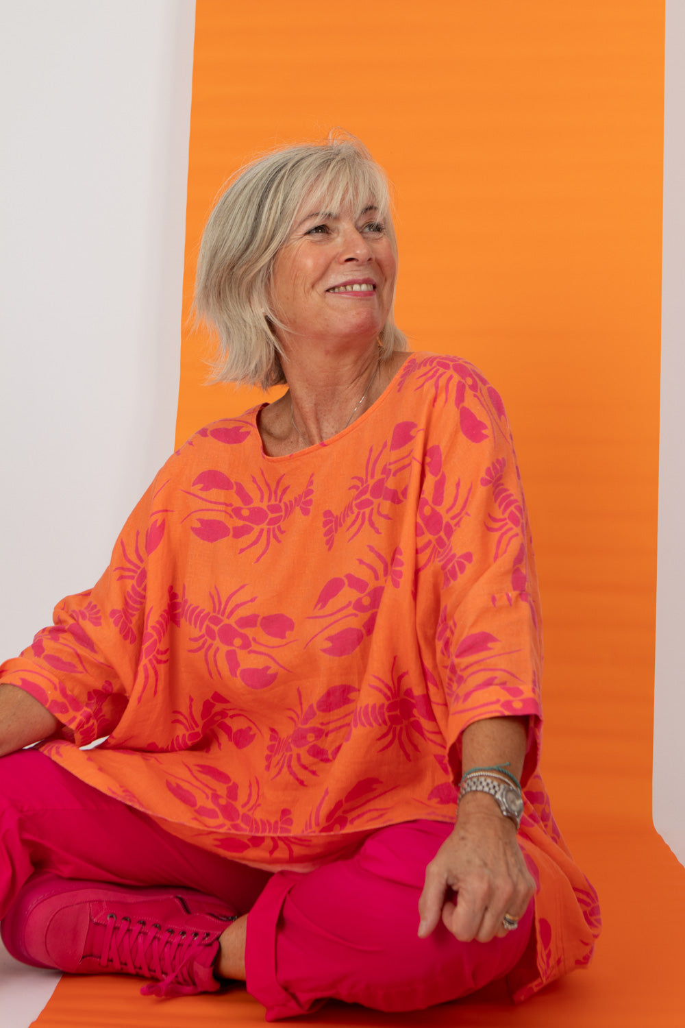 Estudio Viva Rosa Printed Top