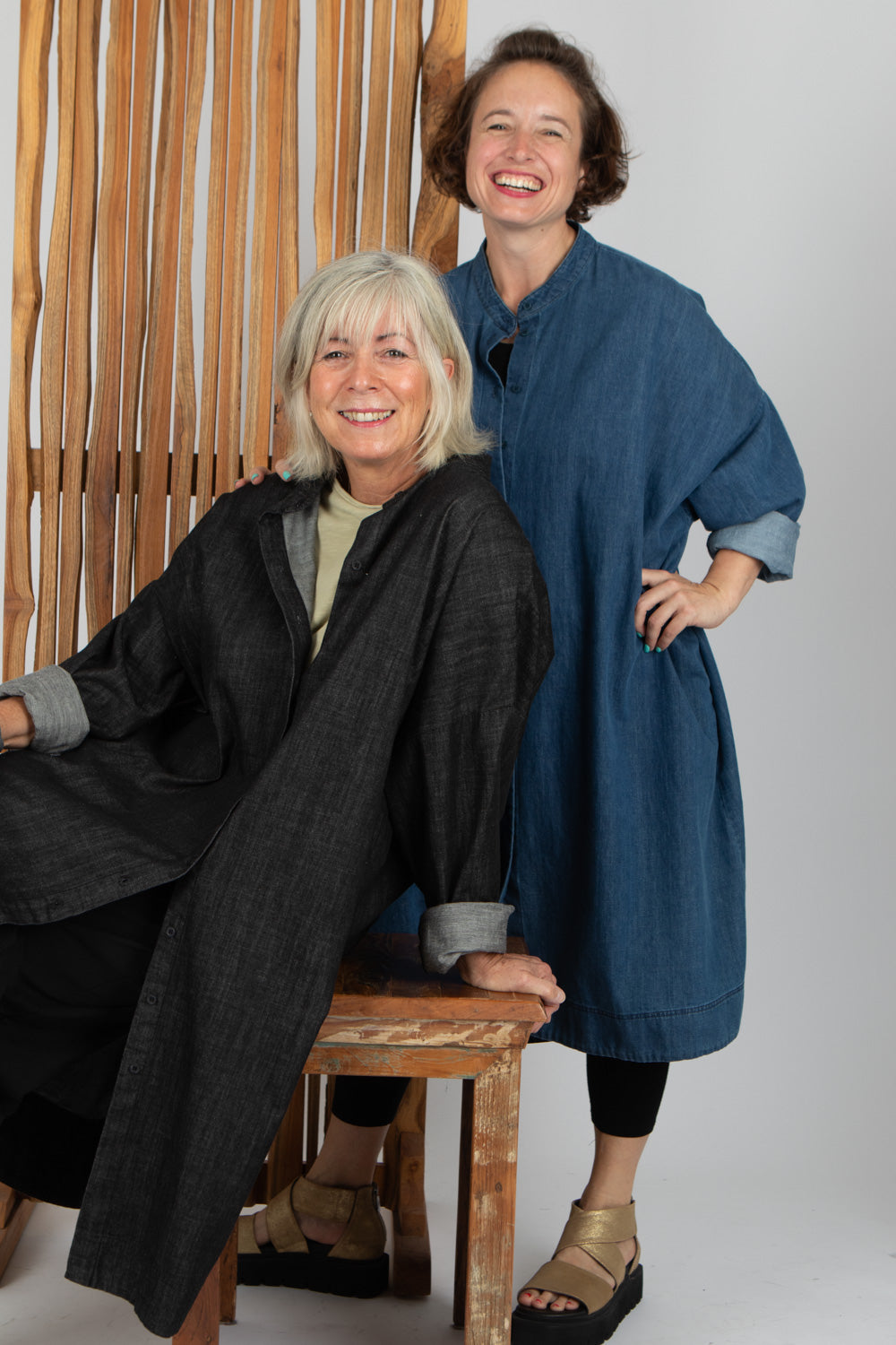 Estudio Viva Wivina Denim Shirt Dress