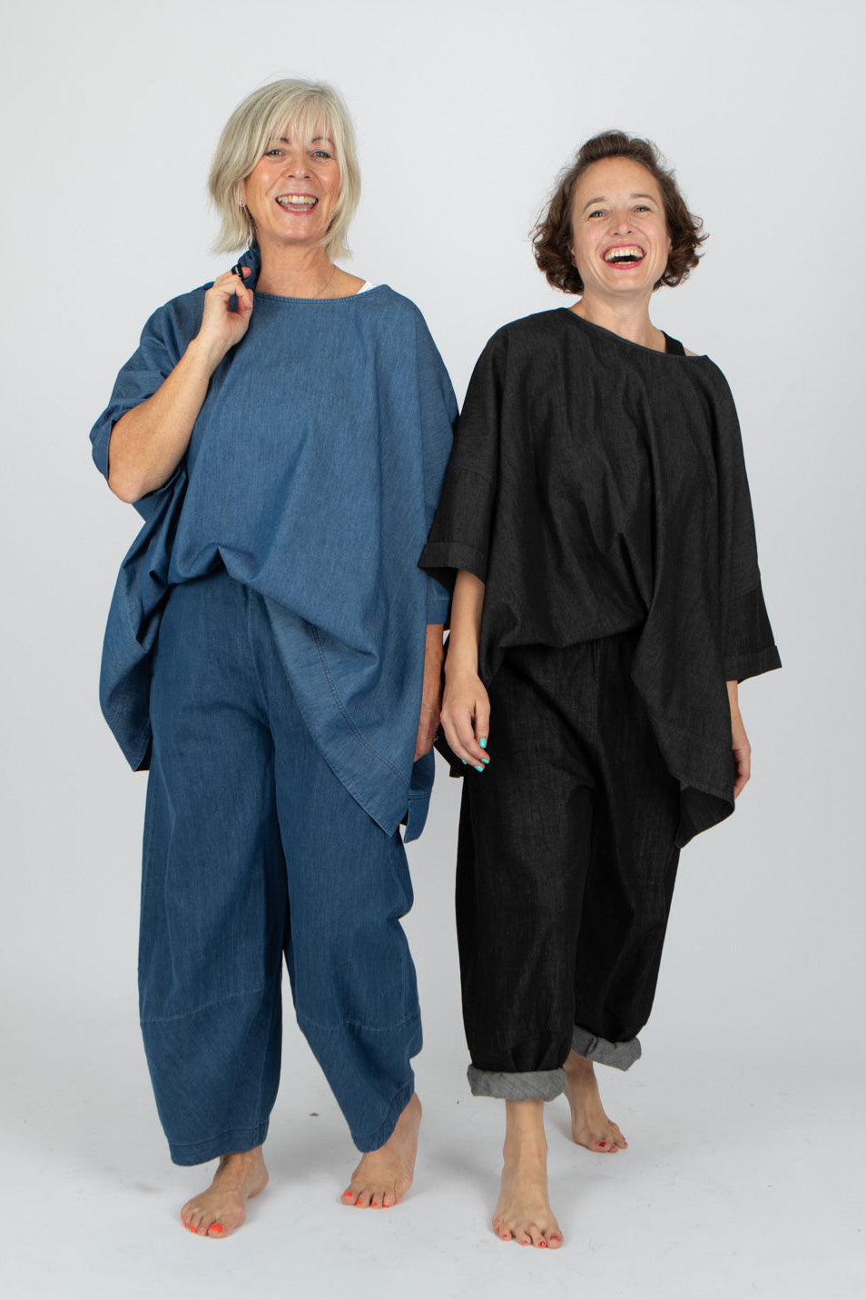 Estudio Viva Rosa Denim Top