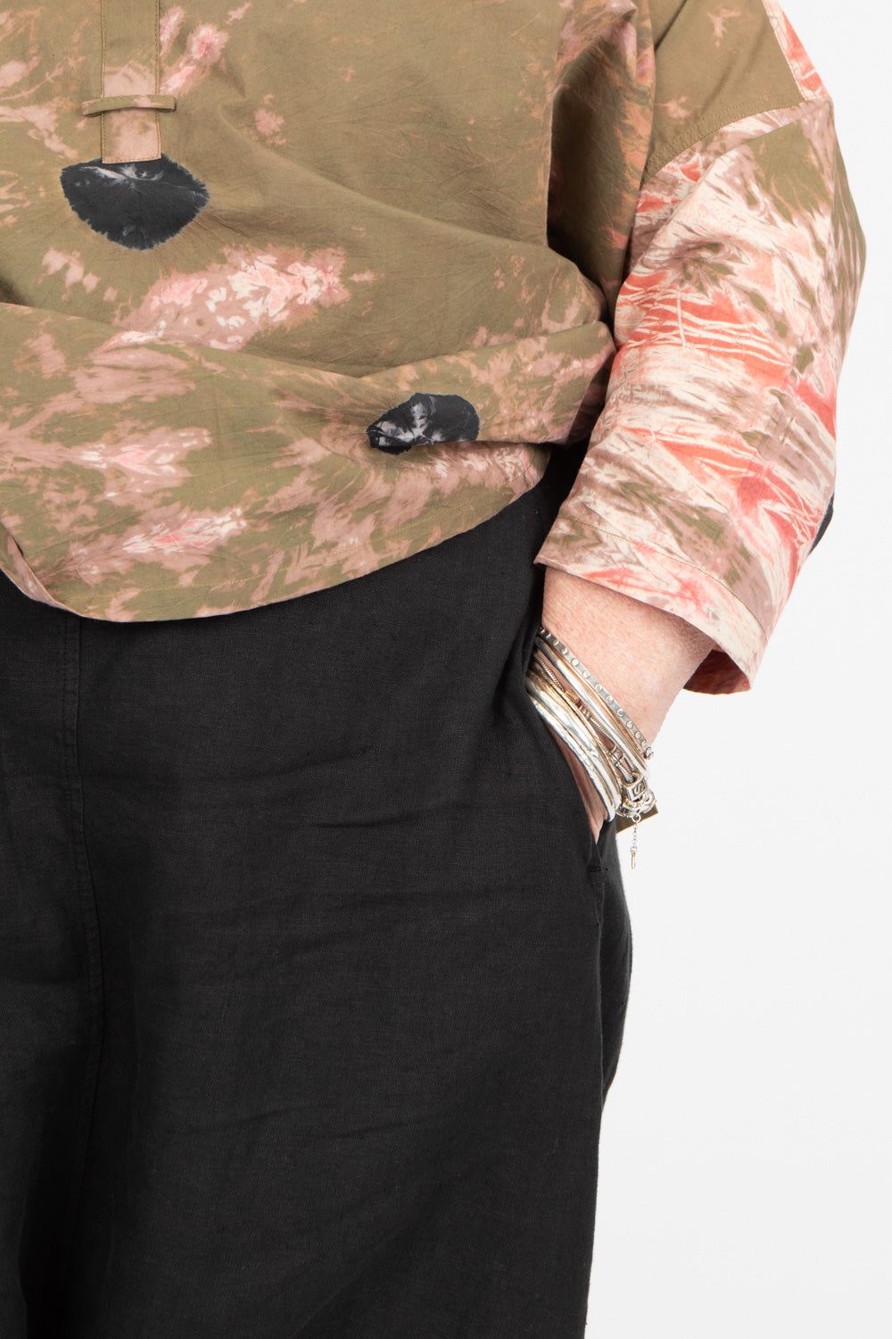 By Basics Linen Harem Pants