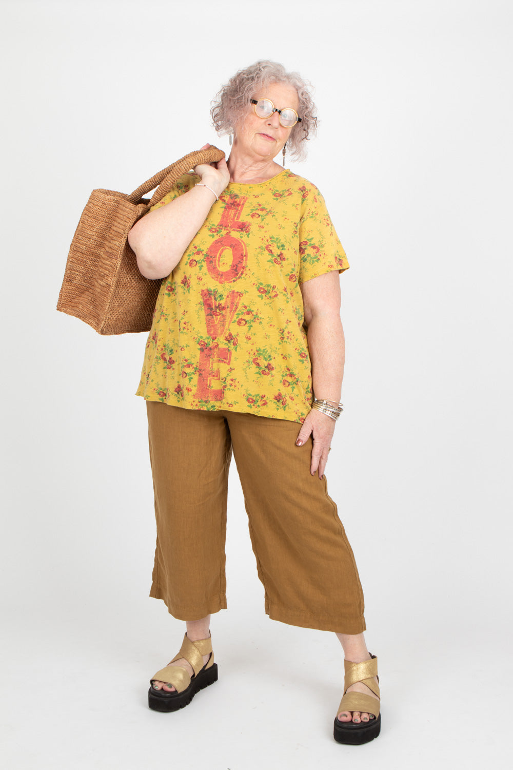 By Basics Wide Pants Short