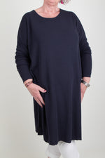 By Basics Dress Loose Round Neck