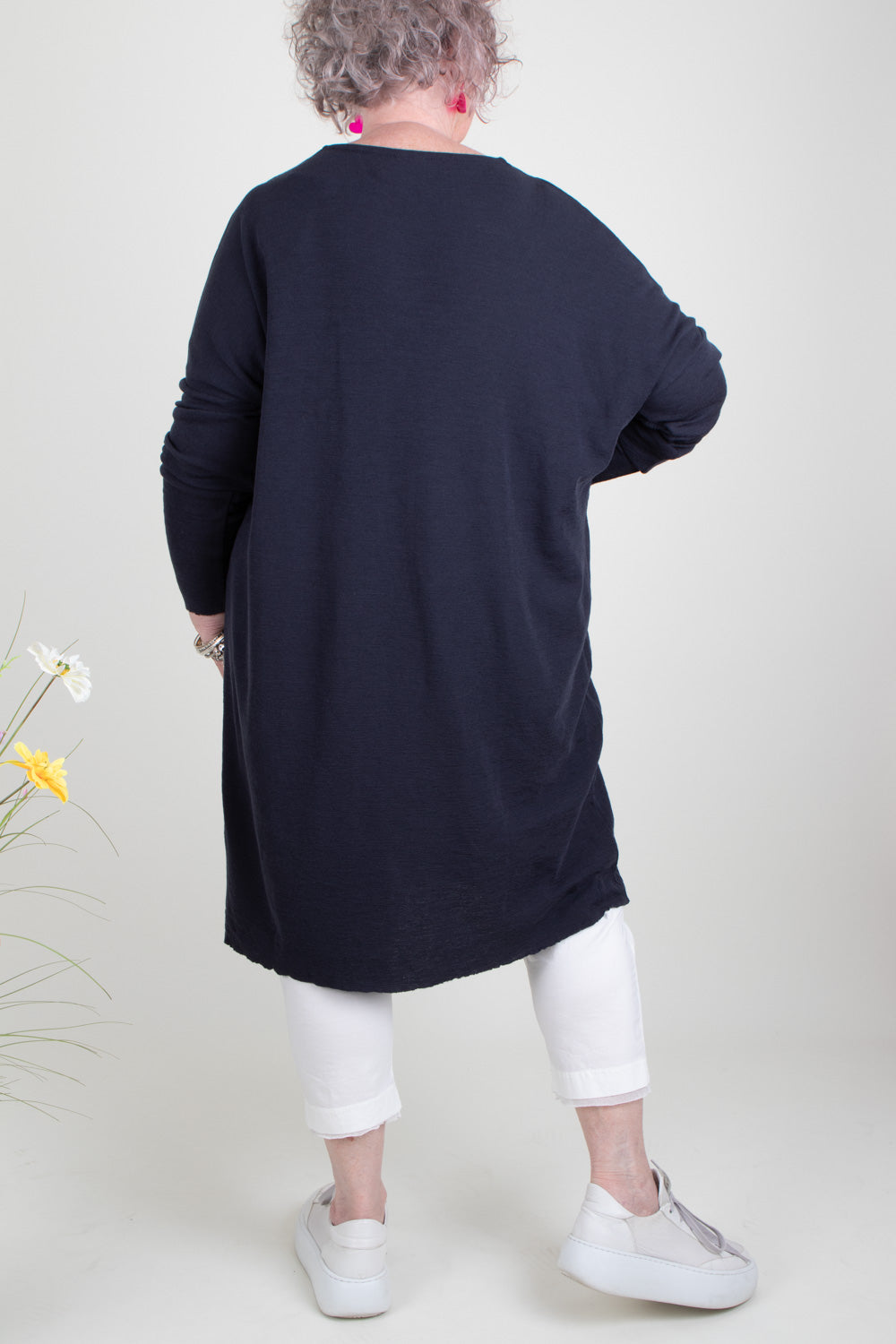 By Basics Dress Loose Round Neck