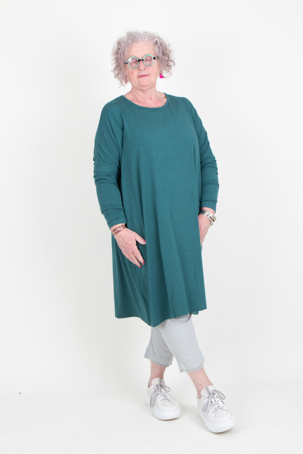 By Basics Oversized Tunic Dress