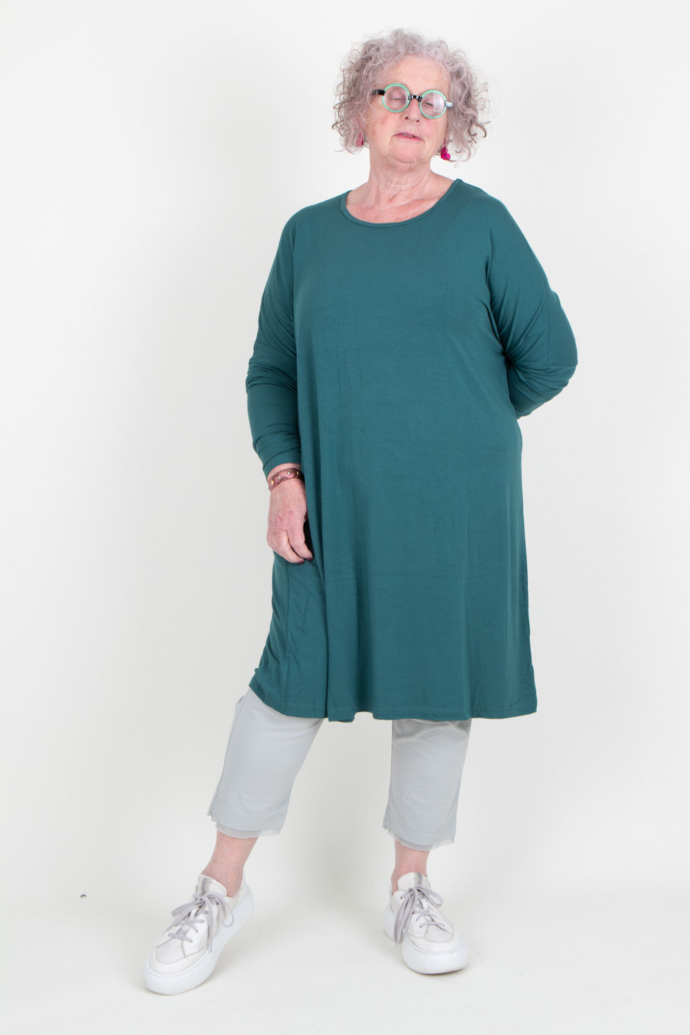By Basics Oversized Tunic Dress