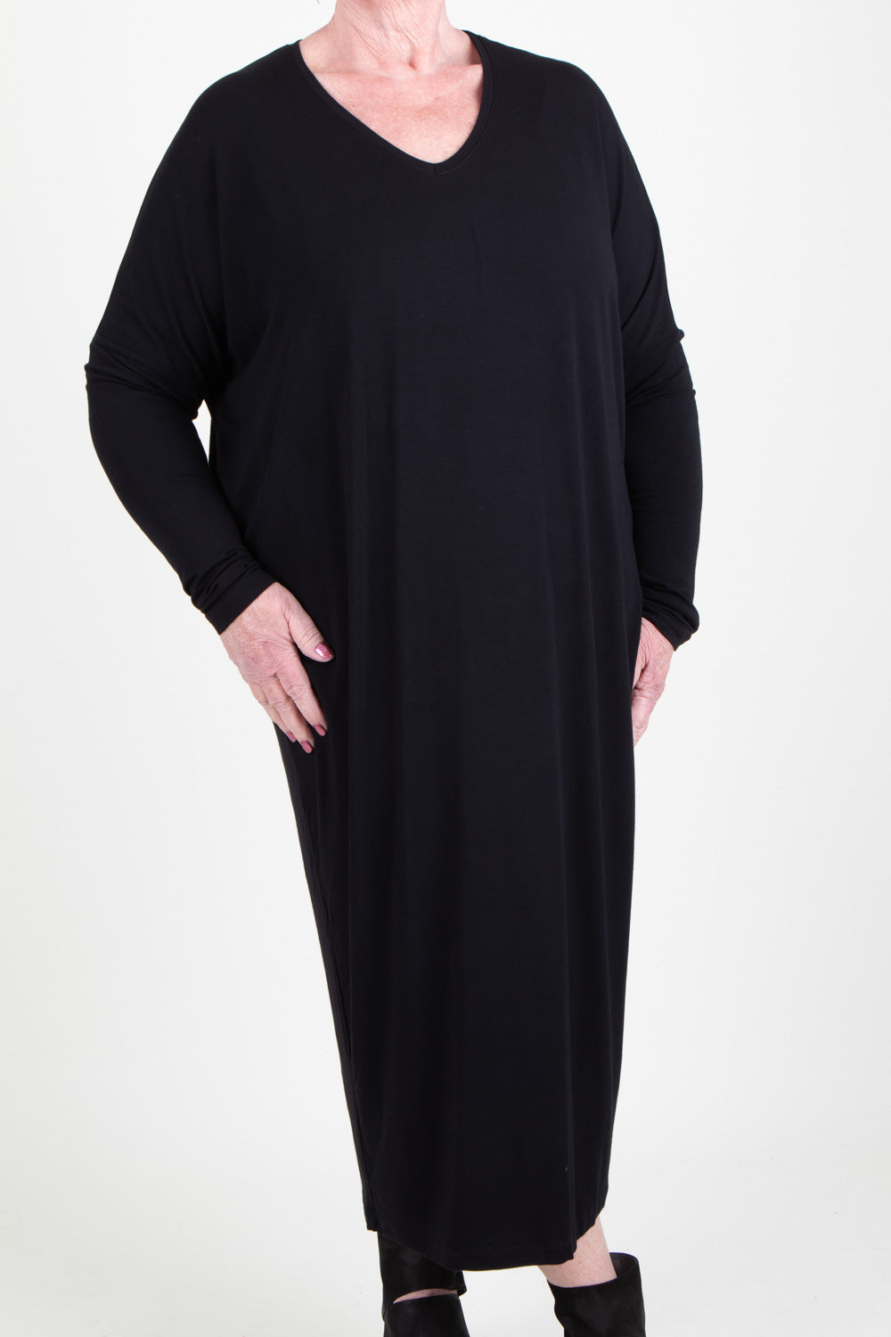 By Basics Dress V-Neck