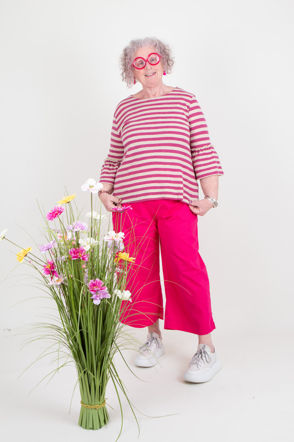 By Basics Trumpet Sleeve Top