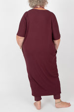 By Basics Dress With Boat Neck