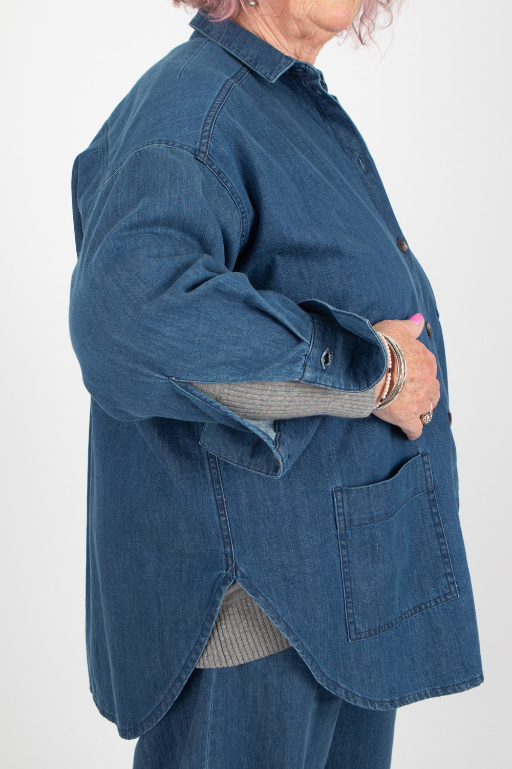 Estudio Viva Celeste Denim Shirt