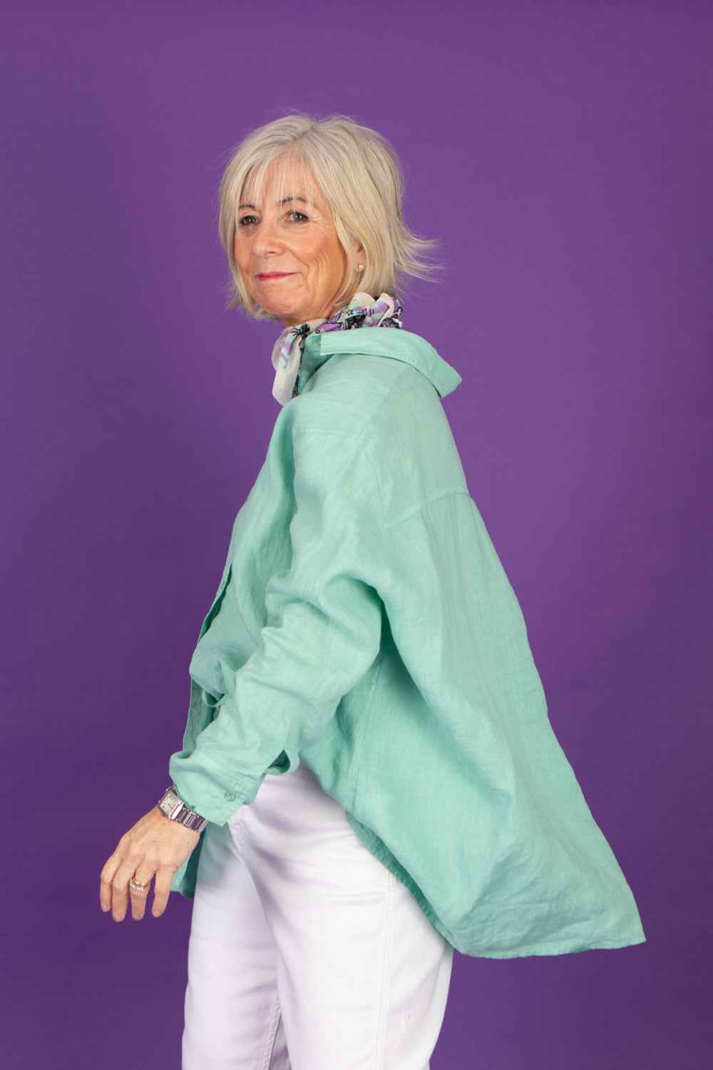 Estudio Viva The Bowie Carla Linen Shirt