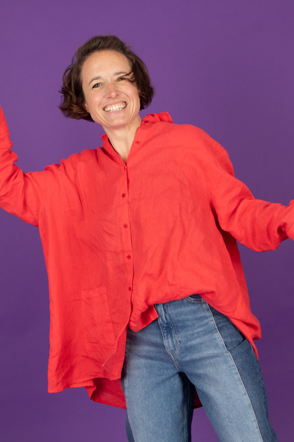 Estudio Viva The Bowie Carla Linen Shirt