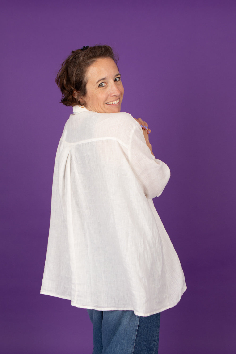 Estudio Viva The Bowie Carla Linen Shirt