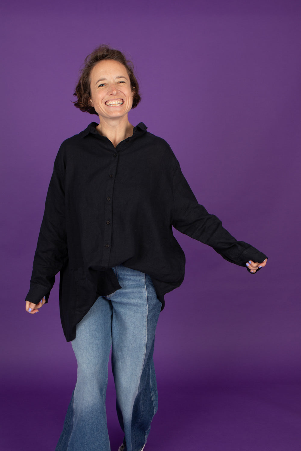 Estudio Viva The Bowie Carla Linen Shirt