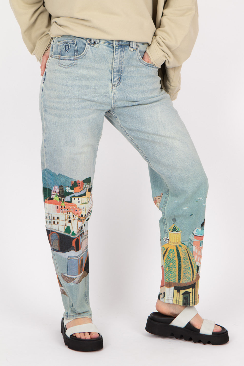 Desigual Amalfi Denim Trousers