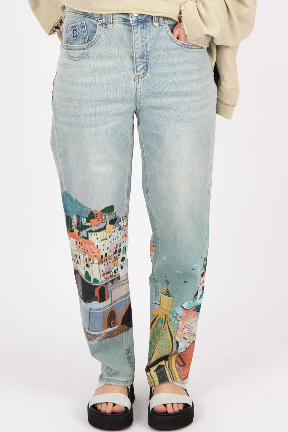 Desigual Amalfi Denim Trousers