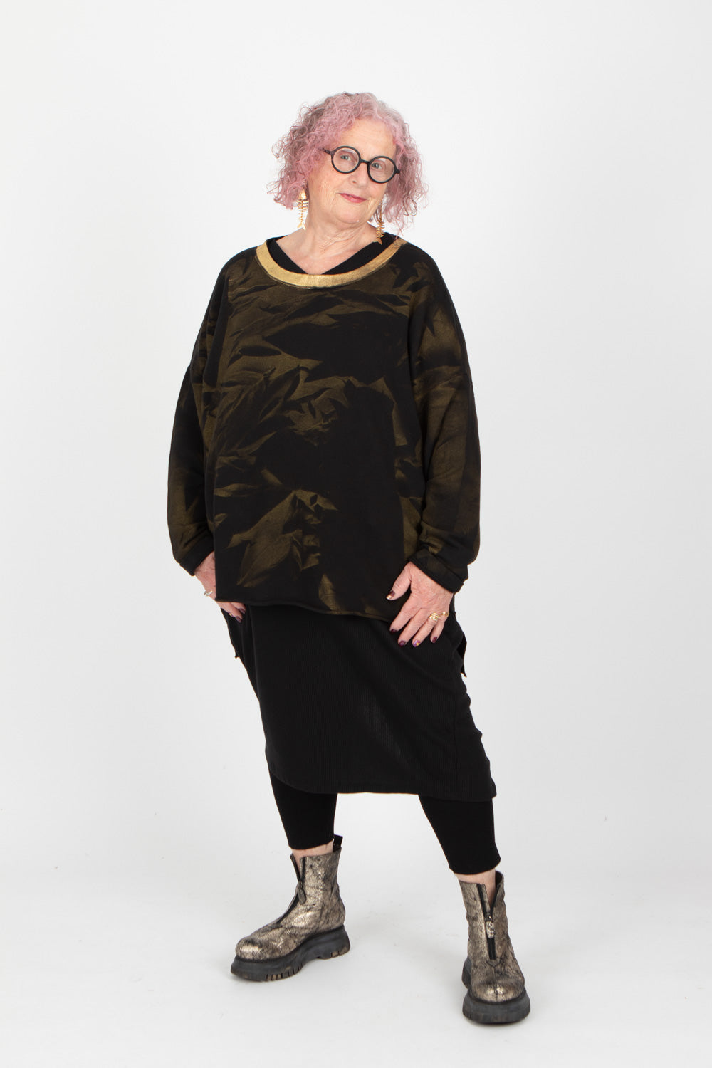 Estudio Viva Catarina Metallic Sweater