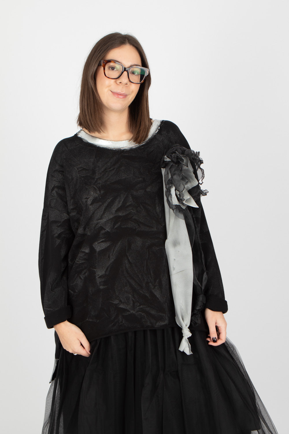 Estudio Viva Catarina Metallic Sweater