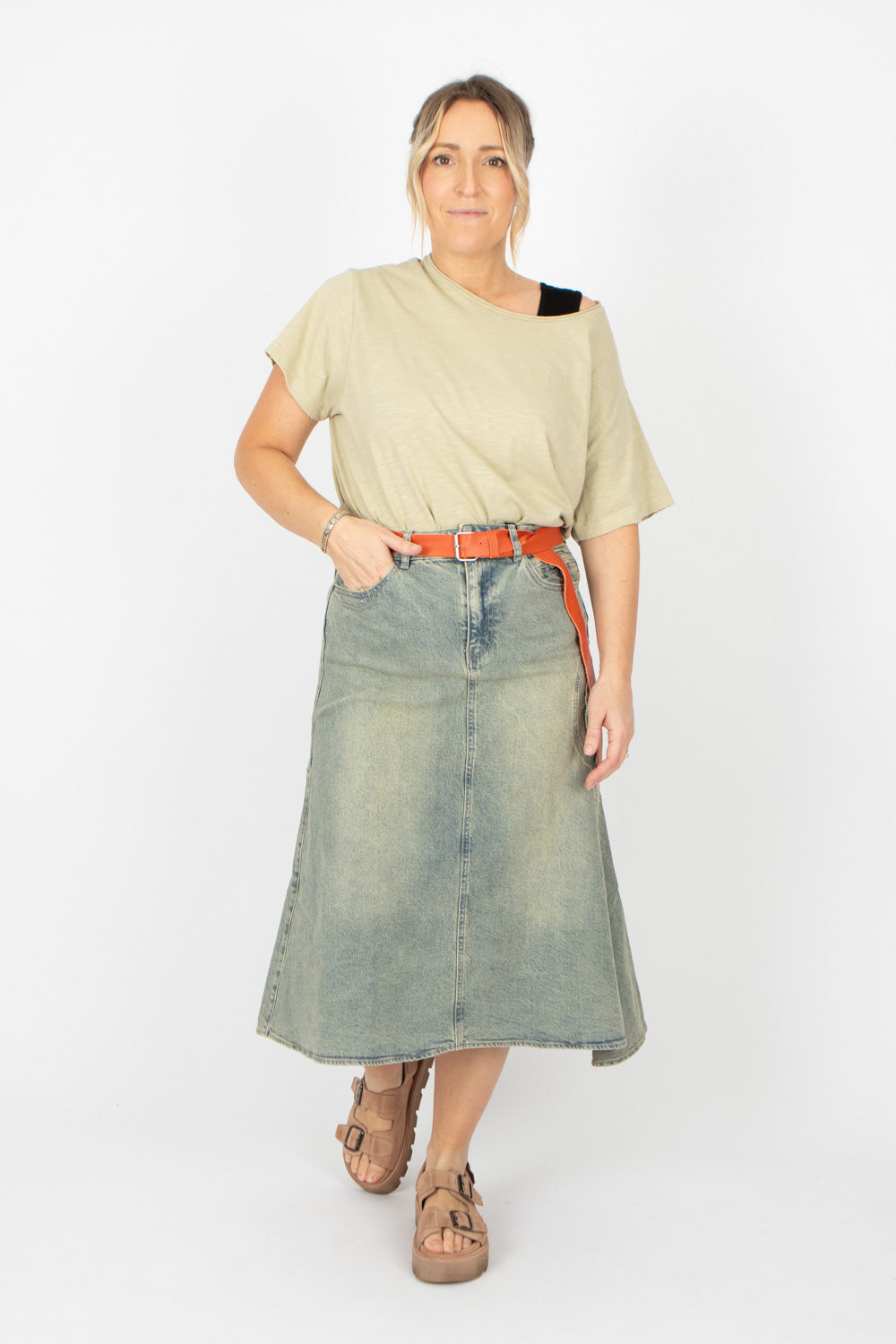 Desigual Enola Denim Skirt