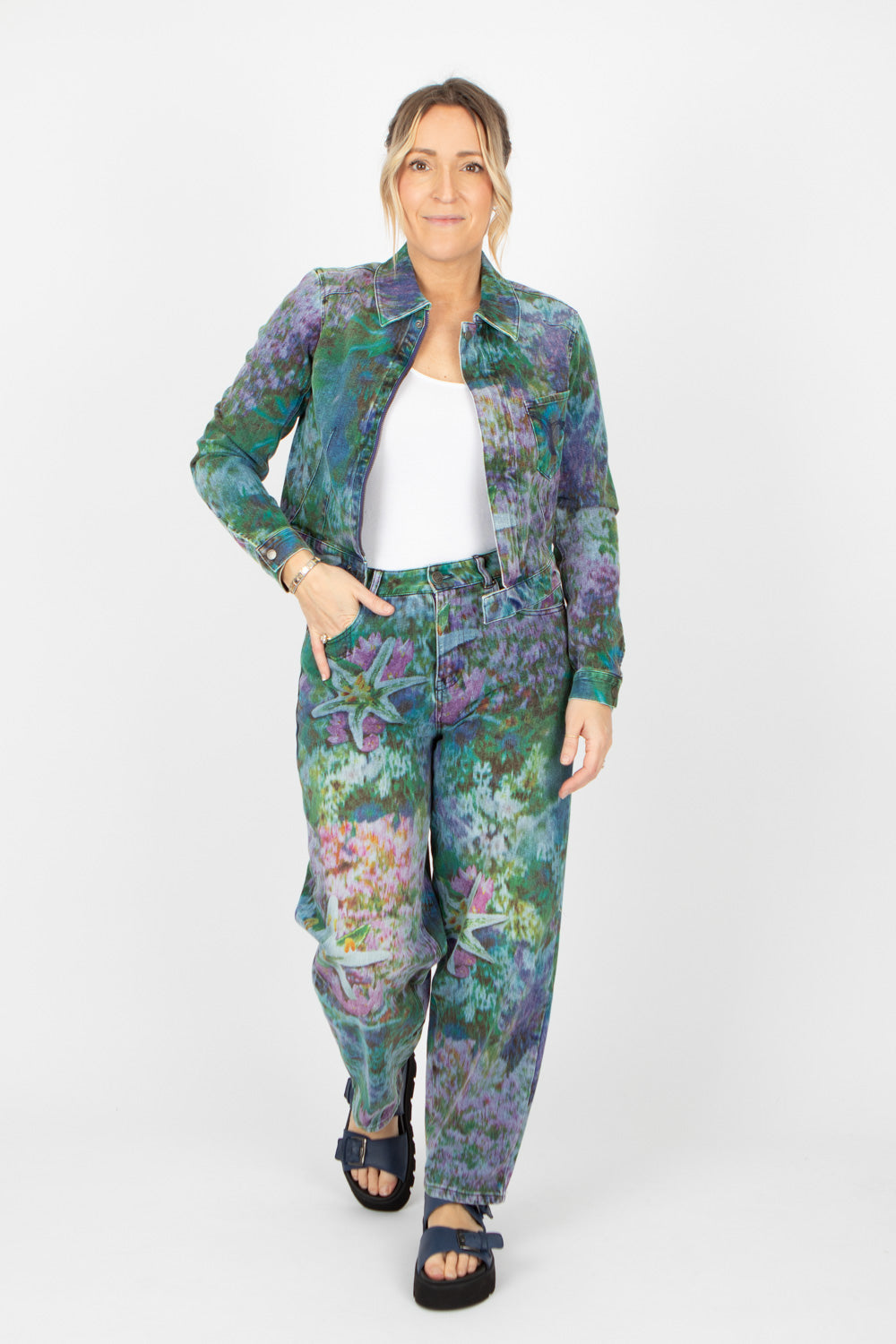 Desigual Flora Denim Jacket