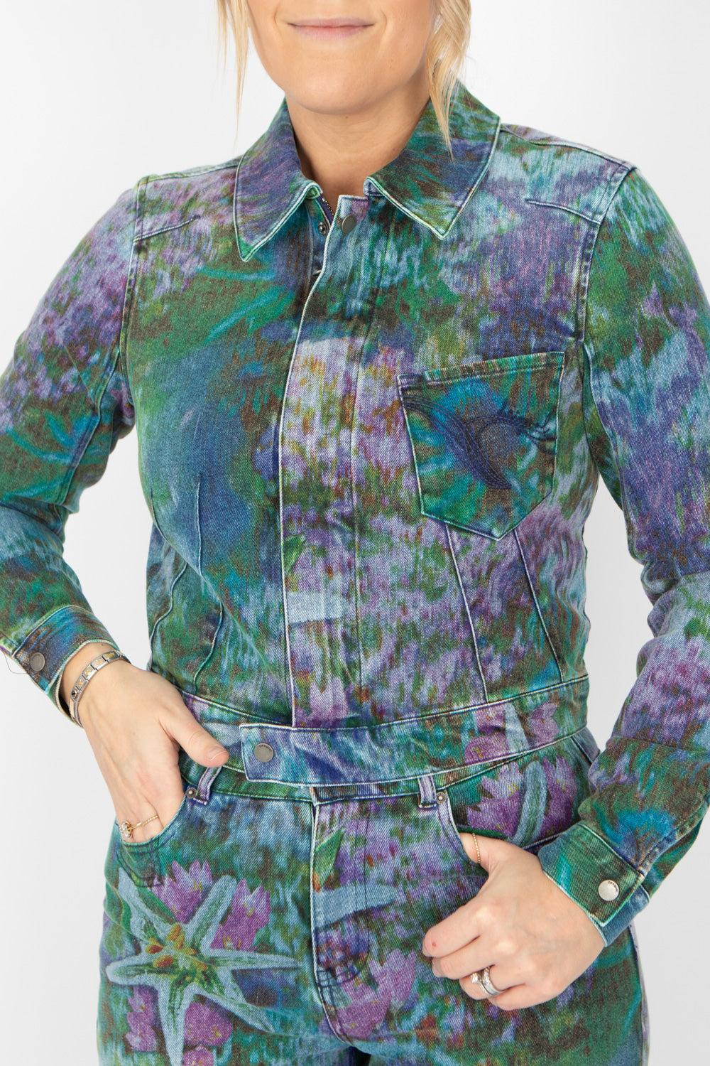 Desigual Flora Denim Jacket