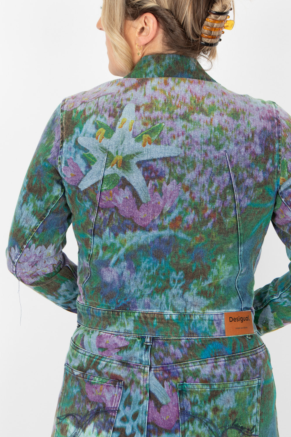 Desigual Flora Denim Jacket