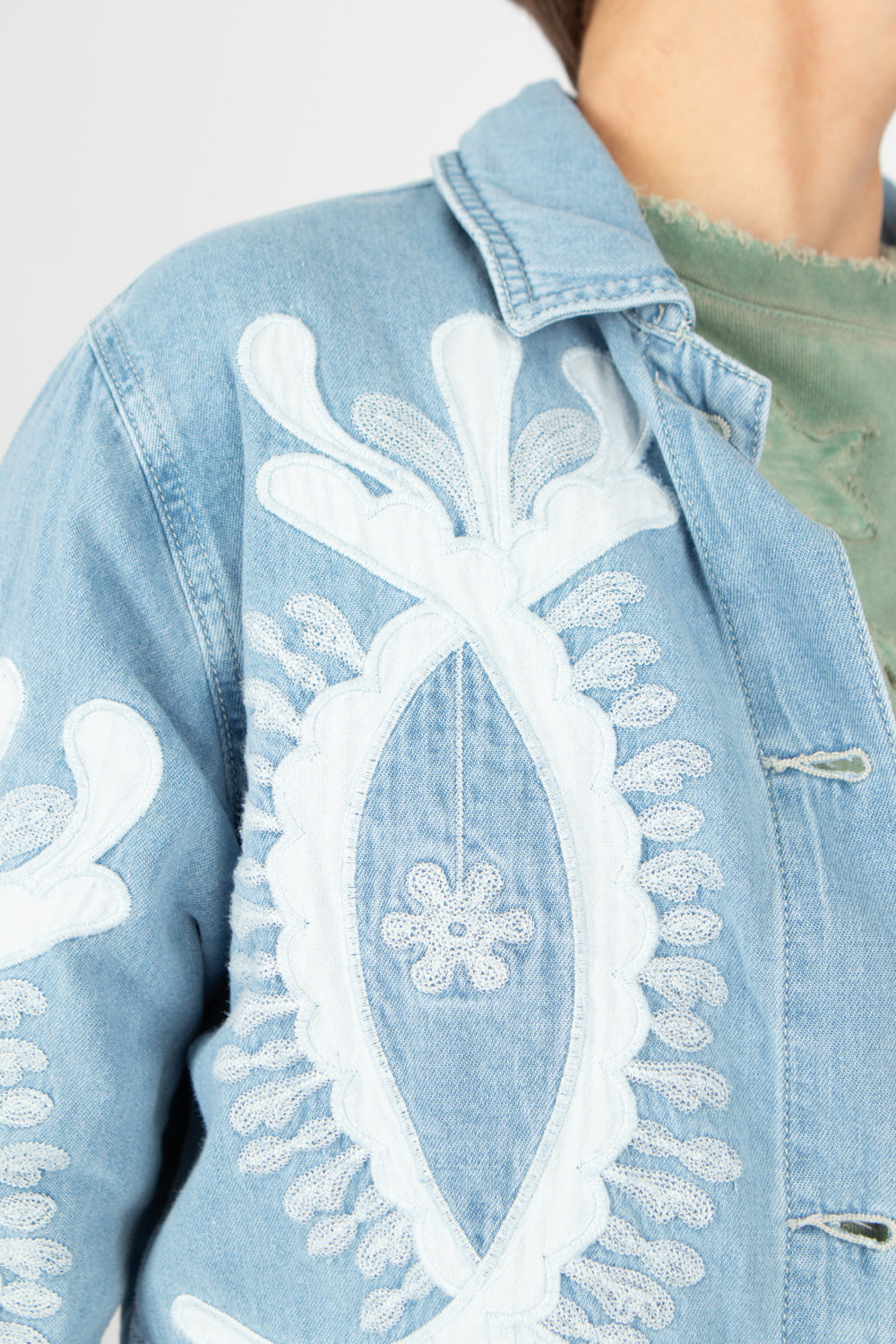 Desigual Border Denim Jacket