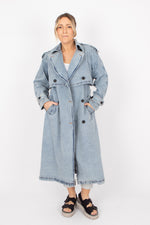 Desigual Vio Denim Trench Coat