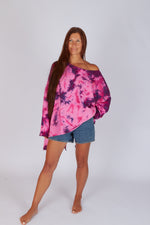 Estudio Viva Catarina Tie Dye Sweater (Pink Tie Dye)