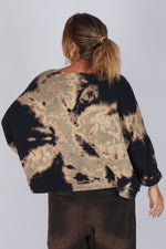 Estudio Viva Sofia Tie Dye Sweatshirt (Black Tie Dye)