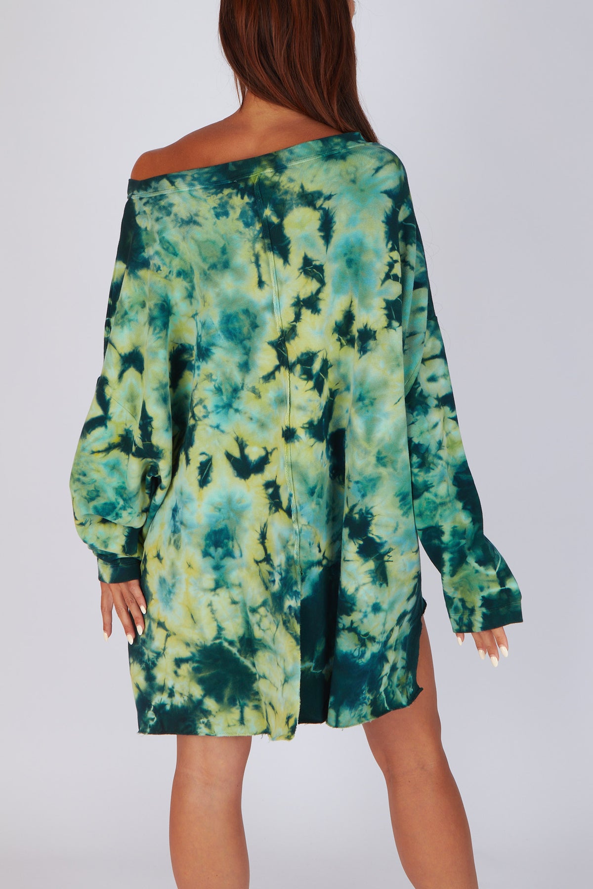 Estudio Viva Catarina Tie Dye Sweater (Green Dye)