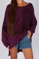 Estudio Viva Catarina Tie Dye Sweater (Berry Tie Dye)