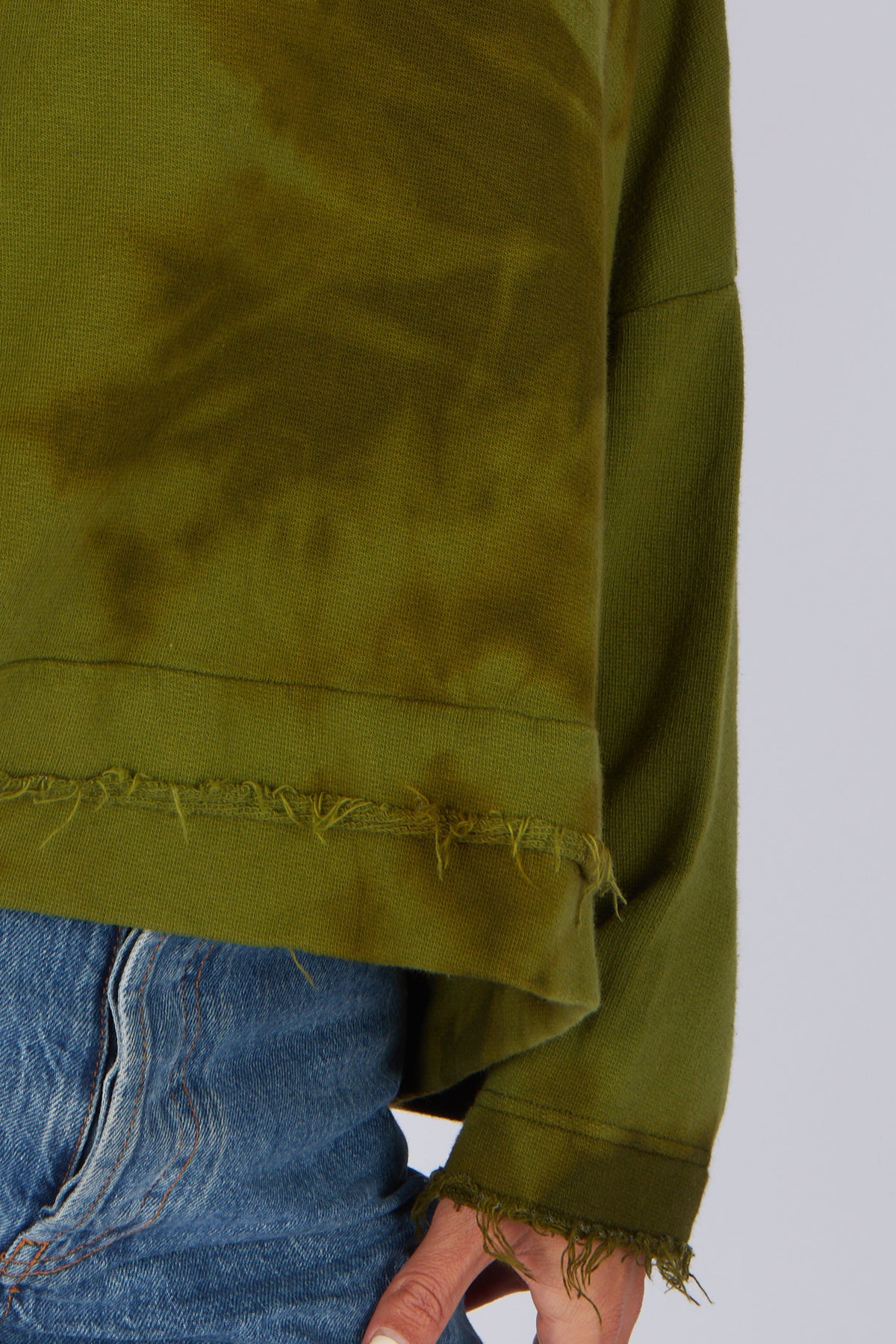 Estudio Viva Sofia Tie Dye Sweatshirt (Khaki Tie Dye)