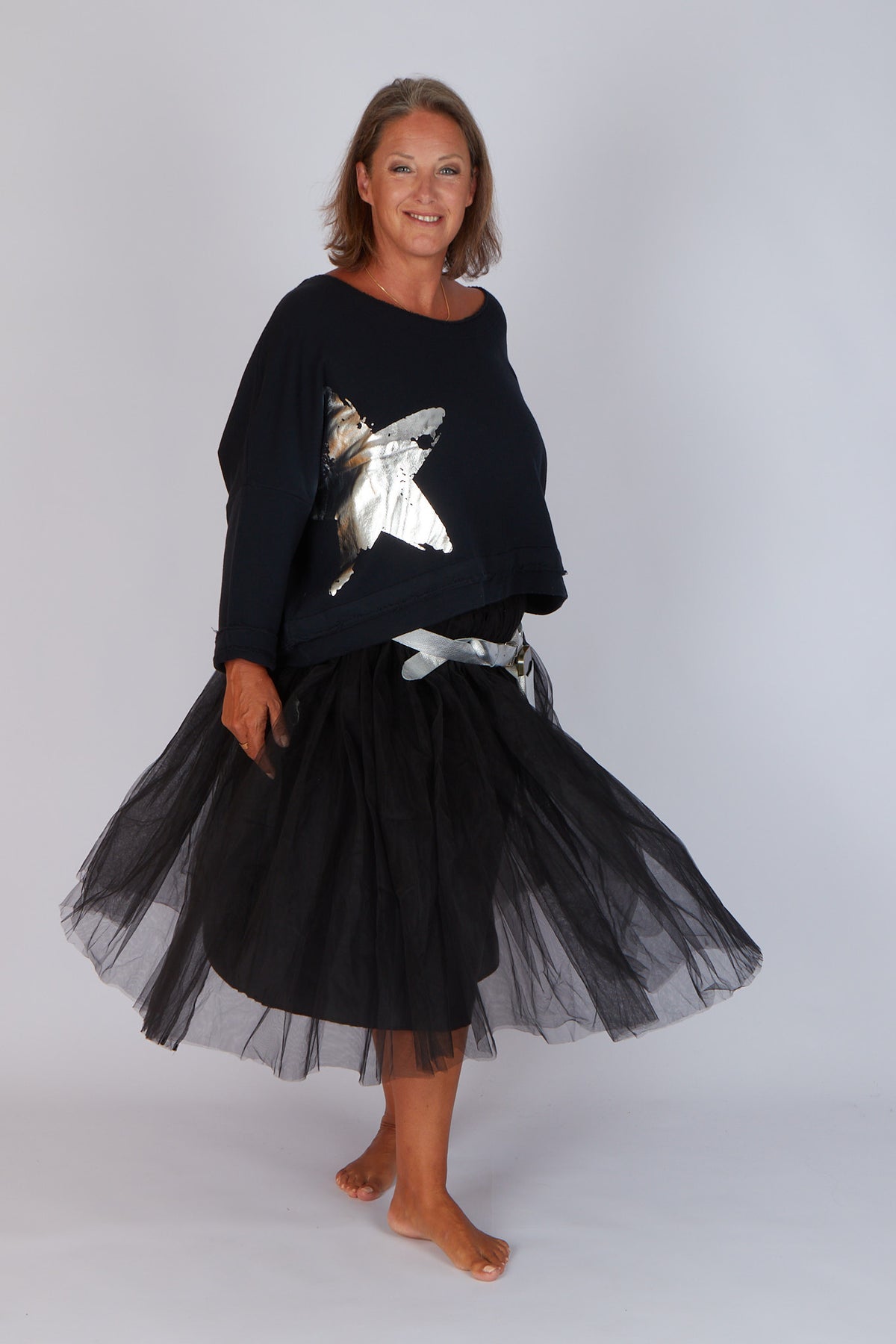 Estudio Viva Sofia Star Sweatshirt (Black)