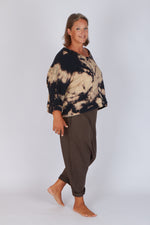 Estudio Viva Sofia Tie Dye Sweatshirt (Black Tie Dye)