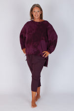 Estudio Viva Catarina Tie Dye Sweater (Berry Tie Dye)