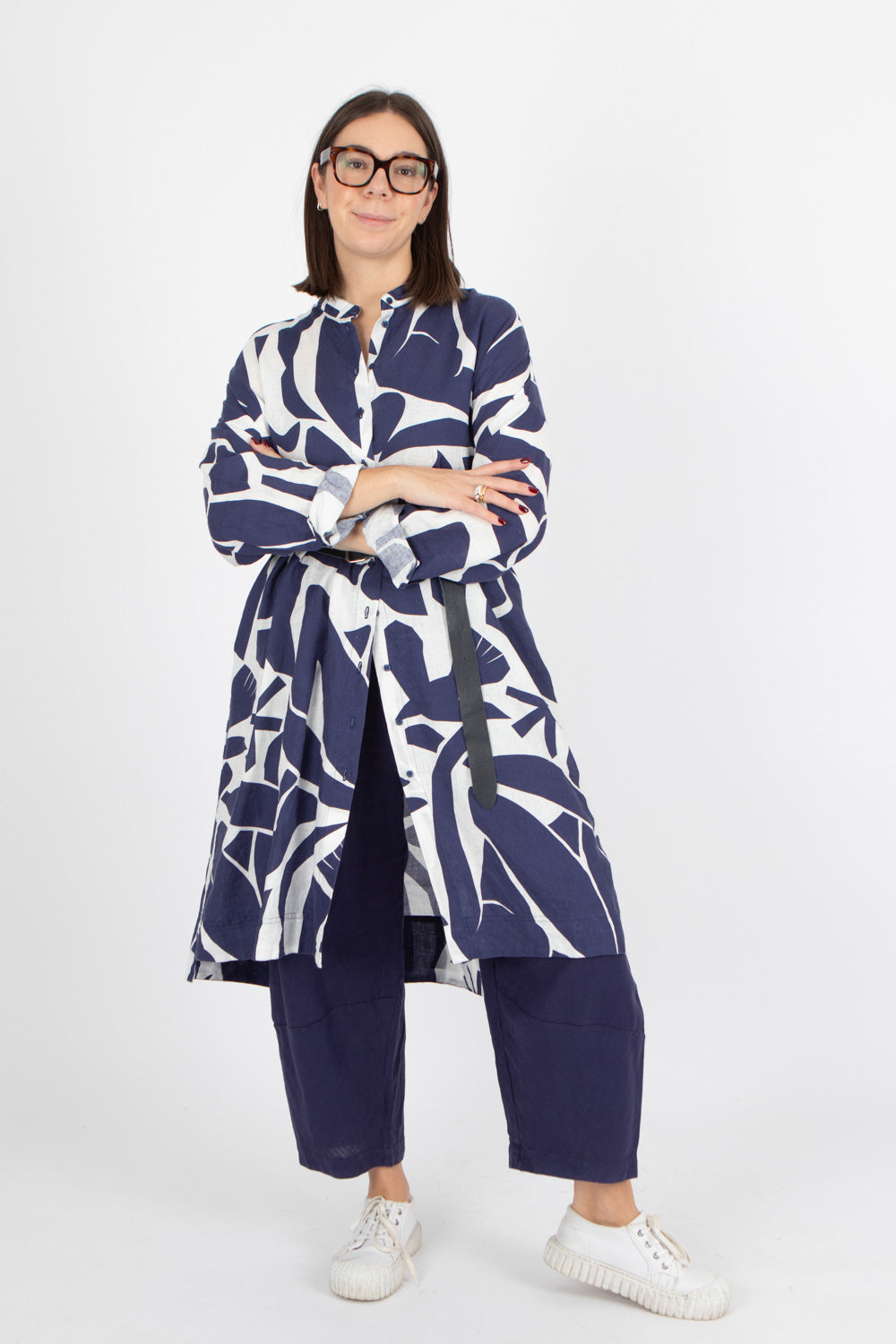 Estudio Viva Wivina Printed Shirt Dress