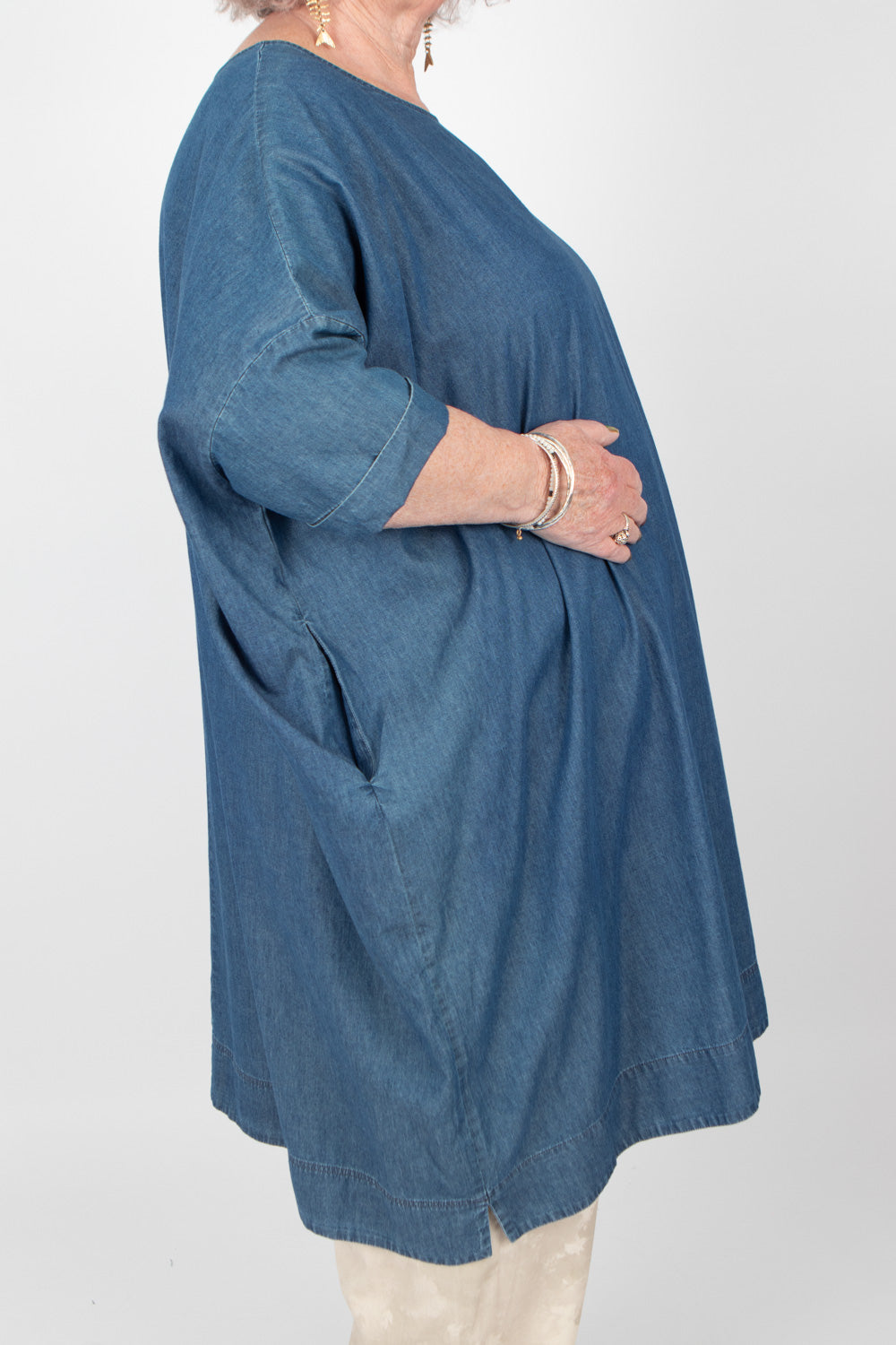 Estudio Viva Ava Denim Tunic SAMPLE