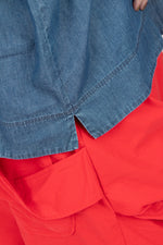 Estudio Viva Rosa Denim Top SAMPLE